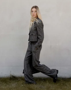 Damen OPUS Hosen^Anzughose Calty Grau Online Bestellen