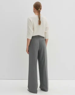 Damen OPUS Hosen^Anzughose Catsby Stripe Grau Online Bestellen