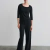 Damen OPUS Basics | Shirts^Basicshirt Kain Schwarz Online Bestellen