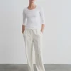 Damen OPUS Basics | Shirts^Basicshirt Kain Weiß Online Bestellen