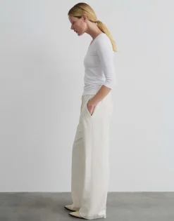 Damen OPUS Basics | Shirts^Basicshirt Kain Weiß Online Bestellen