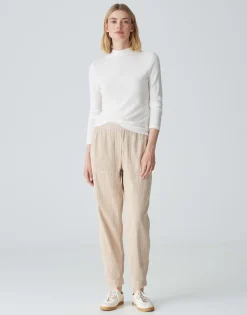 Damen OPUS Basics | Shirts^Basicshirt Sasemin Weiß Online Bestellen