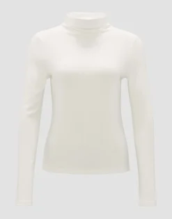 Damen OPUS Basics | Shirts^Basicshirt Sasemin Weiß Online Bestellen