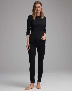 Damen OPUS Basics | Shirts^Basicshirt Smilla Schwarz Online Bestellen