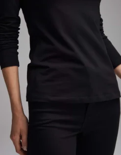 Damen OPUS Basics | Shirts^Basicshirt Smilla Schwarz Online Bestellen