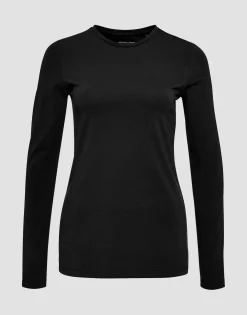 Damen OPUS Basics | Shirts^Basicshirt Smilla Schwarz Online Bestellen