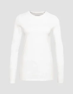 Damen OPUS Basics | Shirts^Basicshirt Smilla Weiß Online Bestellen
