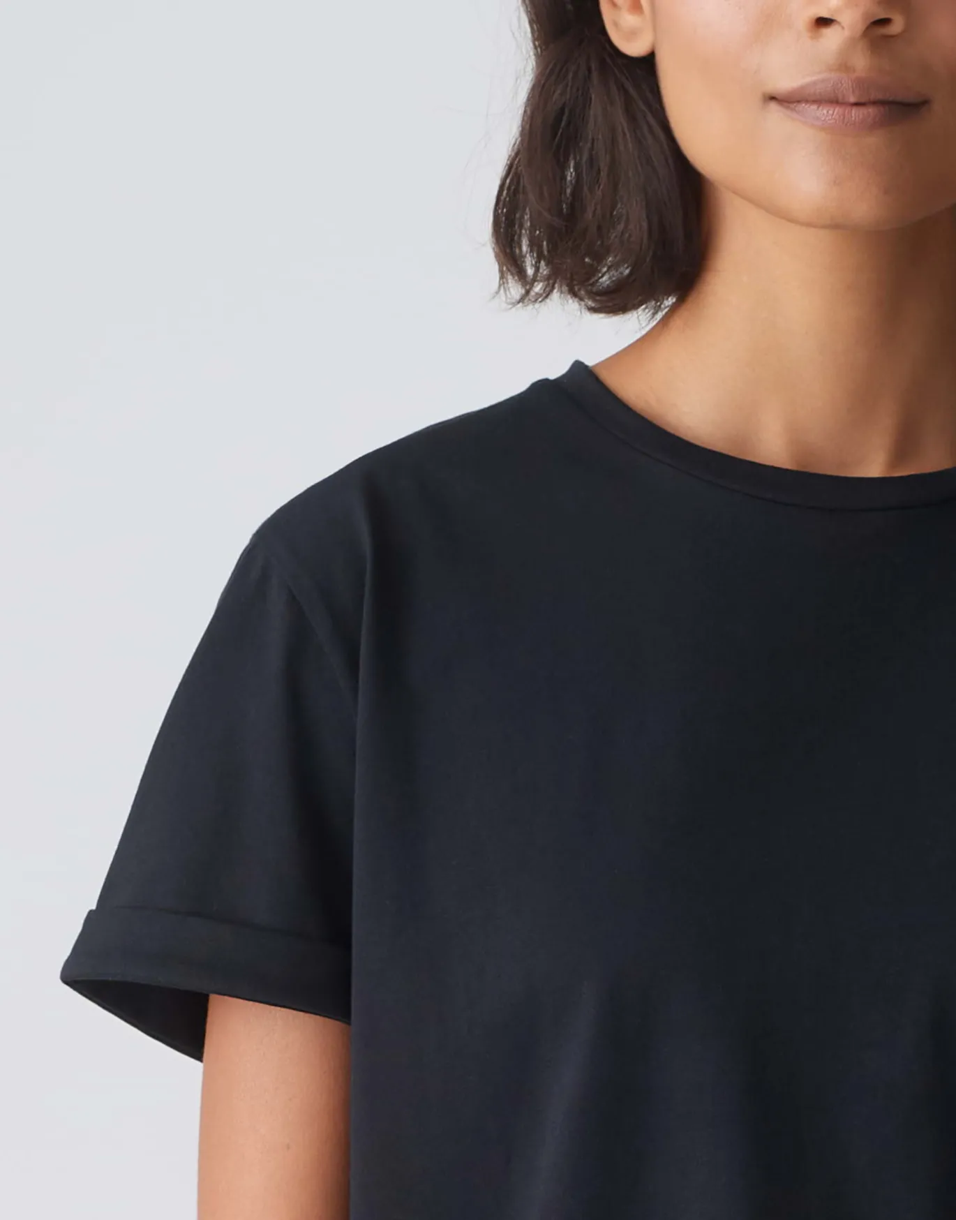 Damen OPUS Basics | Shirts^Basicshirt Sonzi Schwarz Online Bestellen