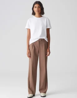 Damen OPUS Basics | Shirts^Basicshirt Sonzi Weiß Online Bestellen