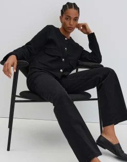 Damen OPUS Blazer / Westen^Blazer Jacke Neelia Schwarz Online Bestellen