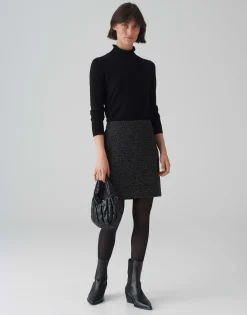 Damen OPUS Röcke^Bleistiftrock Ravenna Spotted Schwarz Online Bestellen