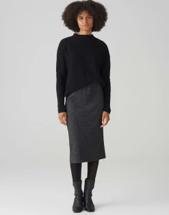 Damen OPUS Röcke^Bleistiftrock Rebo Schwarz Online Bestellen