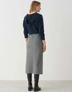 Damen OPUS Röcke^Bleistiftrock Rudila Grau Online Bestellen