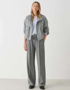 Damen OPUS Jacken / Mäntel^Blouson Hemma Grau Online Bestellen