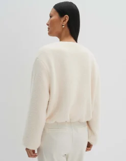 Damen OPUS Jacken / Mäntel | Blazer / Westen^Blouson Narisa Weiß Online Bestellen