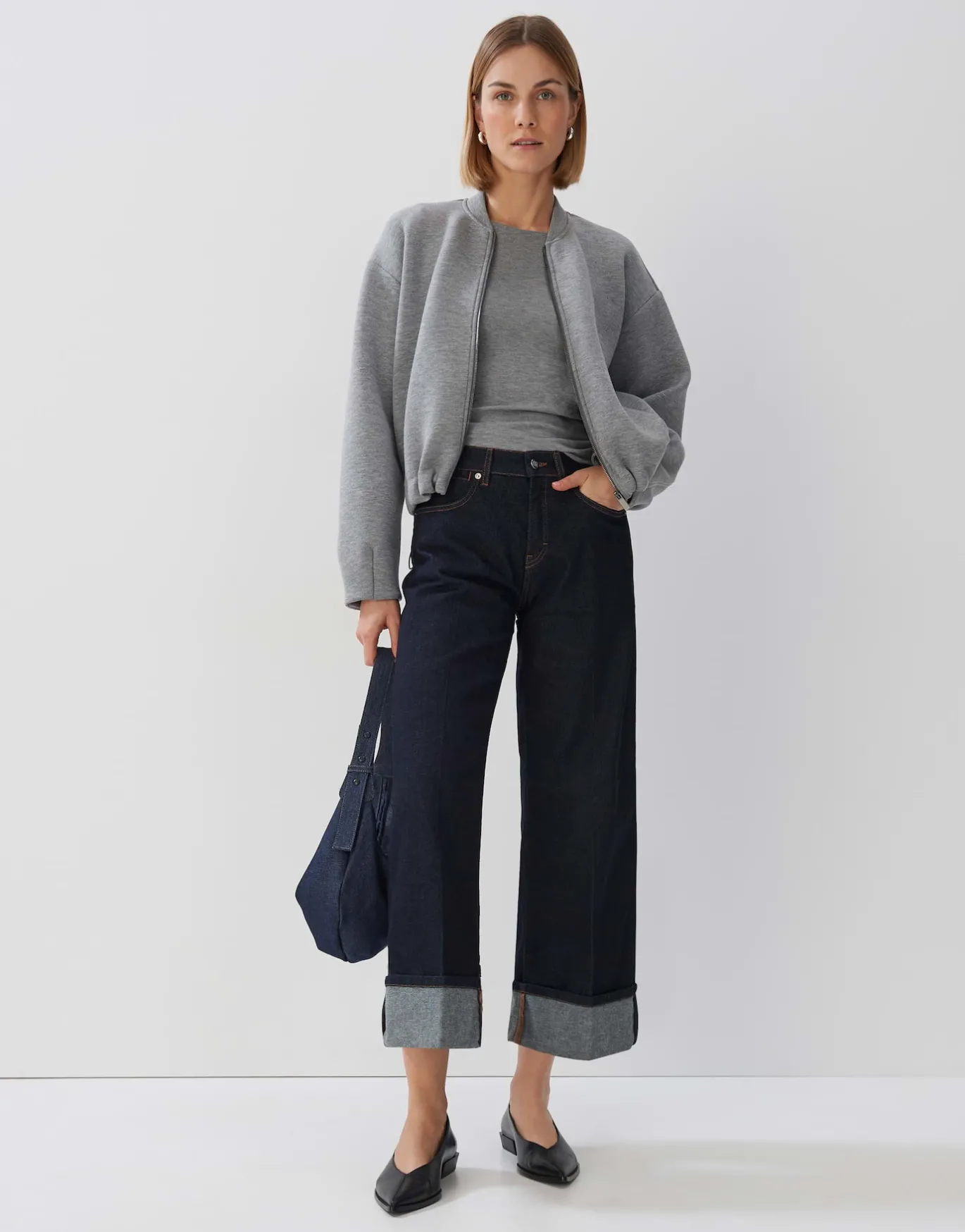 Damen OPUS Jacken / Mäntel | Sweat^Blouson Ukuya Grau Online Bestellen