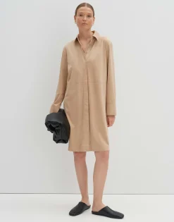 Damen OPUS Kleider^Blusenkleid Qirsta Beige Online Bestellen
