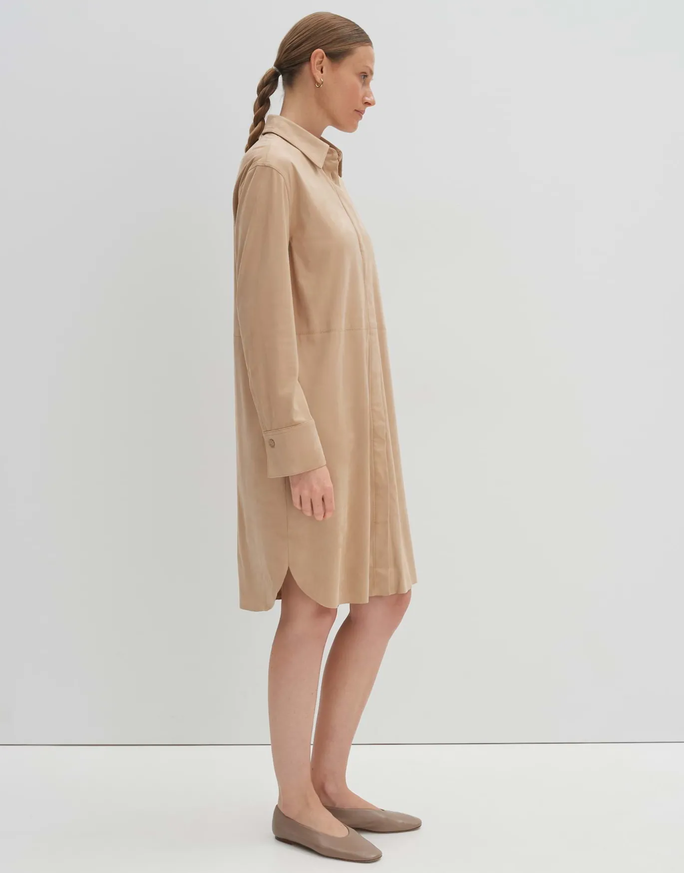 Damen OPUS Kleider^Blusenkleid Qirsta Beige Online Bestellen