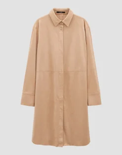 Damen OPUS Kleider^Blusenkleid Qirsta Beige Online Bestellen