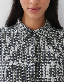 Damen OPUS Shirts | Blusen^Blusenshirt Kelly Pattern Grün Online Bestellen