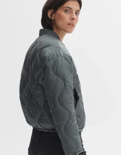 Damen OPUS Jacken / Mäntel^Bomberjacke Heppa Grün Online Bestellen