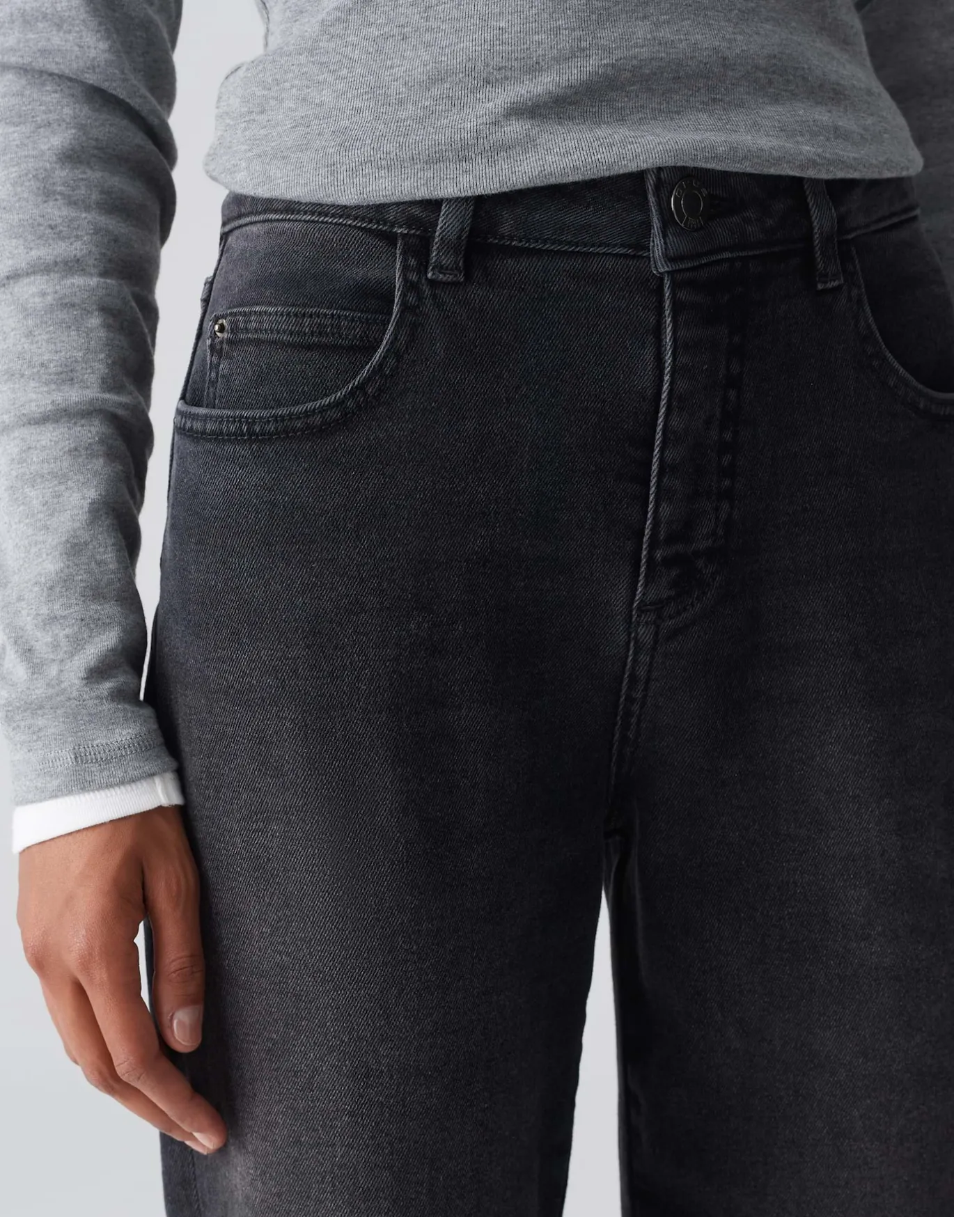 Damen OPUS Jeans^Boyfriend Jeans Lani Dark Grau Online Bestellen