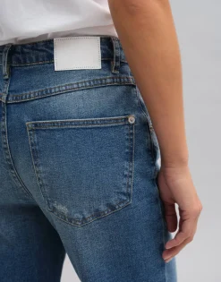 Damen OPUS Jeans^Boyfriend Jeans Lani Twist Blau Online Bestellen