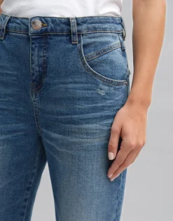 Damen OPUS Jeans^Boyfriend Jeans Lani Twist Blau Online Bestellen