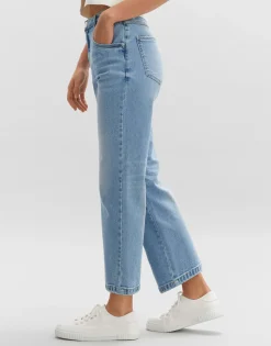 Damen OPUS Jeans^Boyfriend Jeans Lani Twist Blau Online Bestellen