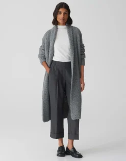 Damen OPUS Hosen^Bundfaltenhose Maikito Soft Grau Online Bestellen