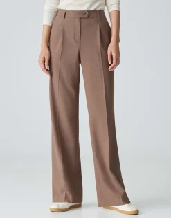 Damen OPUS Hosen^Bundfaltenhose Morina Braun Online Bestellen