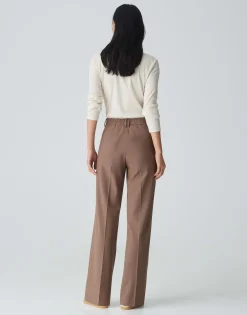 Damen OPUS Hosen^Bundfaltenhose Morina Braun Online Bestellen
