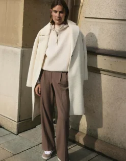 Damen OPUS Hosen^Bundfaltenhose Morina Braun Online Bestellen