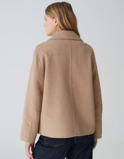 Damen OPUS Jacken / Mäntel^Cabanjacke Hilna Beige Online Bestellen