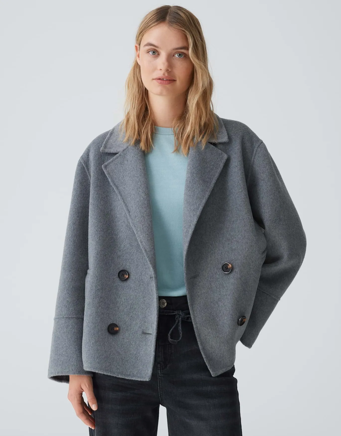 Damen OPUS Jacken / Mäntel^Cabanjacke Hilna Grau Online Bestellen