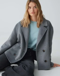 Damen OPUS Jacken / Mäntel^Cabanjacke Hilna Grau Online Bestellen
