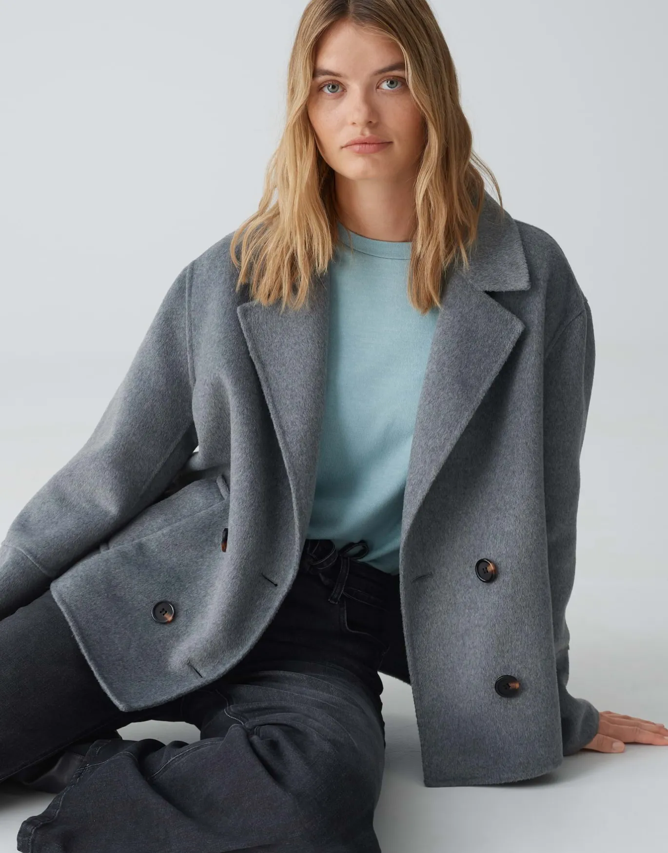 Damen OPUS Jacken / Mäntel^Cabanjacke Hilna Grau Online Bestellen