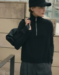 Damen OPUS Strick | Accessoires^Cape Abibo Cape Schwarz Online Bestellen