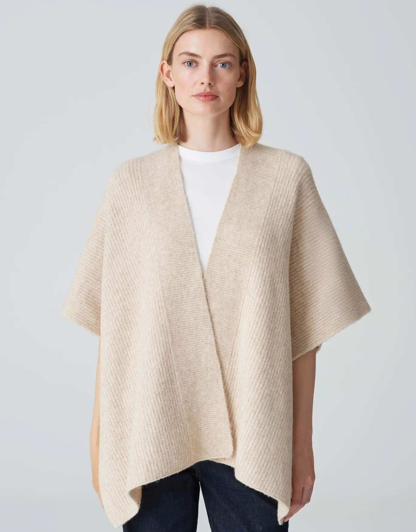 Damen OPUS Strick | Accessoires^Cape Ablanki Cape Beige Online Bestellen