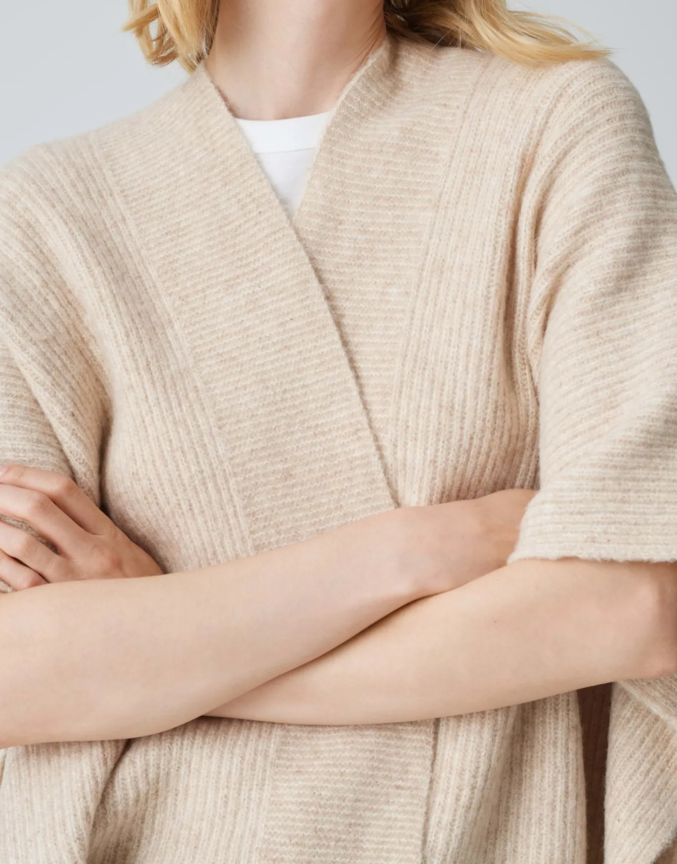 Damen OPUS Strick | Accessoires^Cape Ablanki Cape Beige Online Bestellen