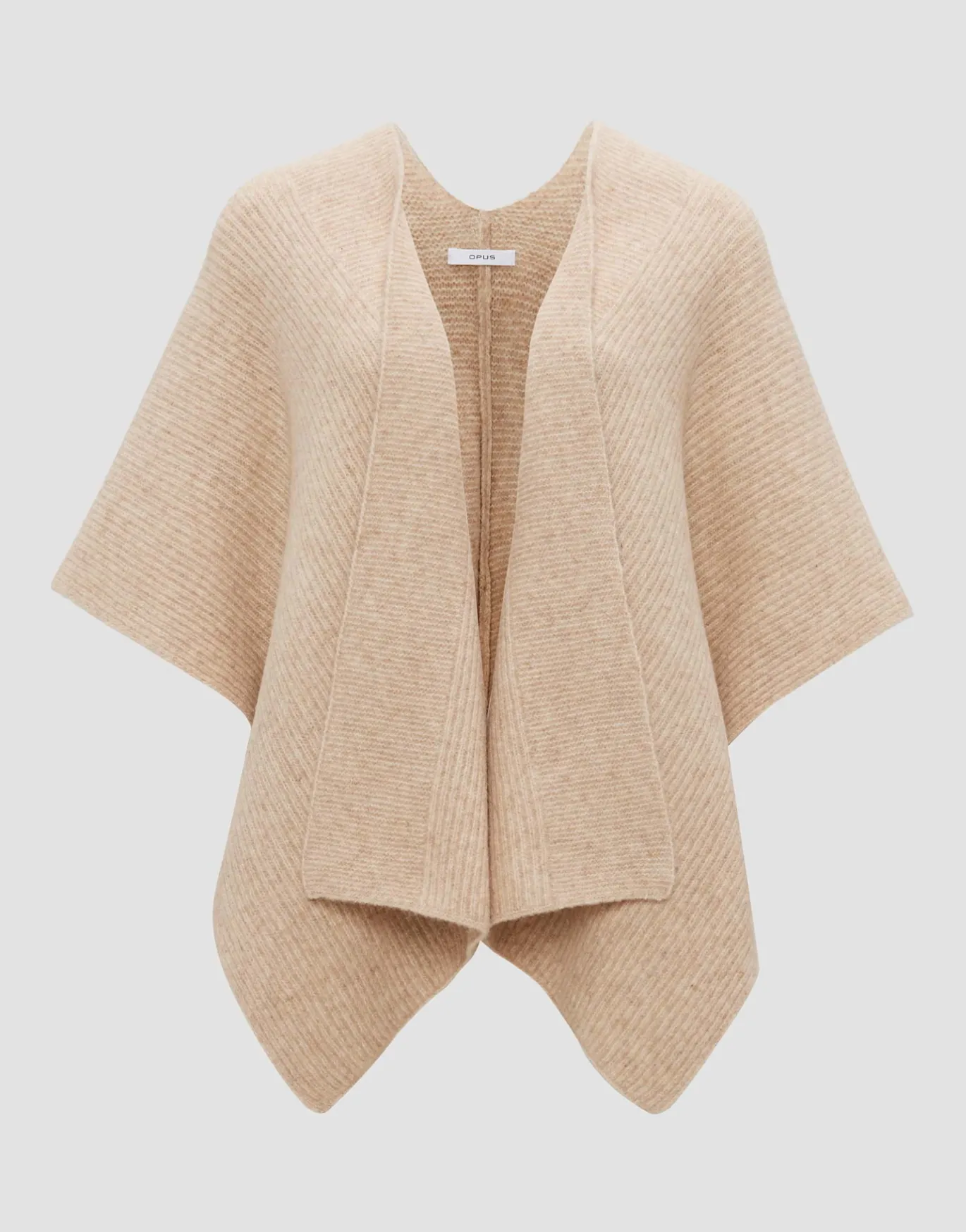 Damen OPUS Strick | Accessoires^Cape Ablanki Cape Beige Online Bestellen