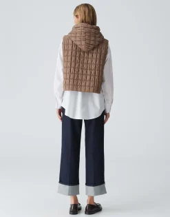 Damen OPUS Blazer / Westen | Accessoires^Cape Arauti Bubble Braun Online Bestellen