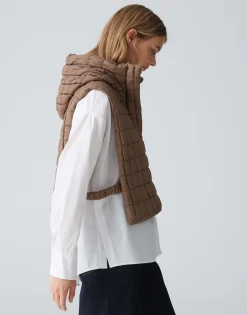 Damen OPUS Blazer / Westen | Accessoires^Cape Arauti Bubble Braun Online Bestellen