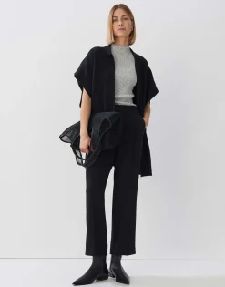 Damen OPUS Blazer / Westen | Accessoires^Cape Bolesi Cape Schwarz Online Bestellen