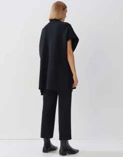 Damen OPUS Blazer / Westen | Accessoires^Cape Bolesi Cape Schwarz Online Bestellen