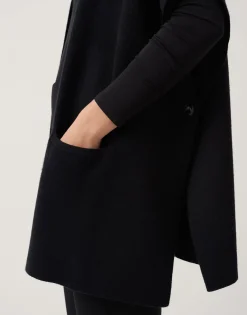 Damen OPUS Blazer / Westen | Accessoires^Cape Bolesi Cape Schwarz Online Bestellen