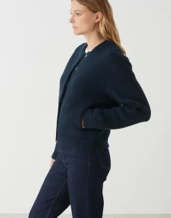 Damen OPUS Strick^Cardigan Domba Blau Online Bestellen
