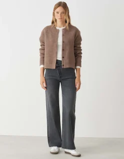 Damen OPUS Strick^Cardigan Domba Braun Online Bestellen