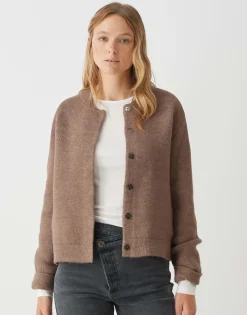 Damen OPUS Strick^Cardigan Domba Braun Online Bestellen