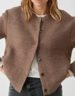 Damen OPUS Strick^Cardigan Domba Braun Online Bestellen